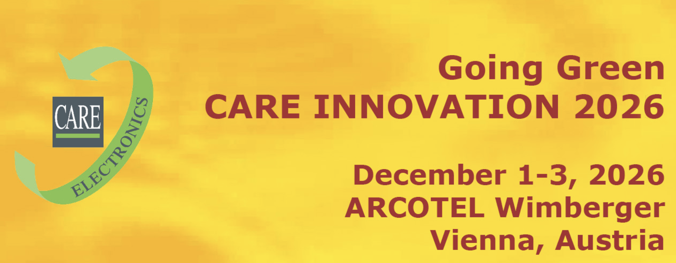 Going Green - CARE INNOVATION 2026